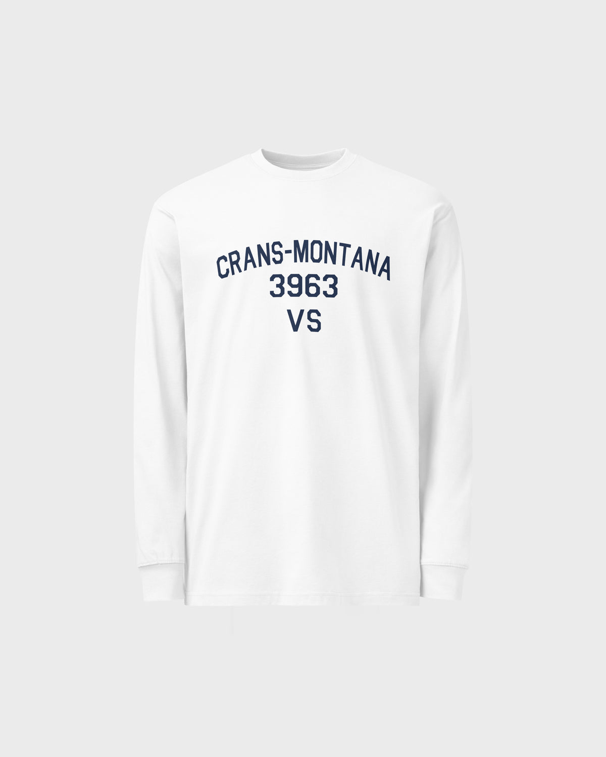 Crans-Montana Long Sleeve Tee - White