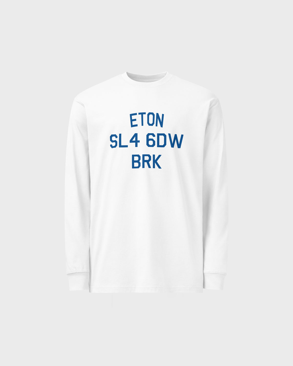 Eton Long Sleeve Tee - White/Blue