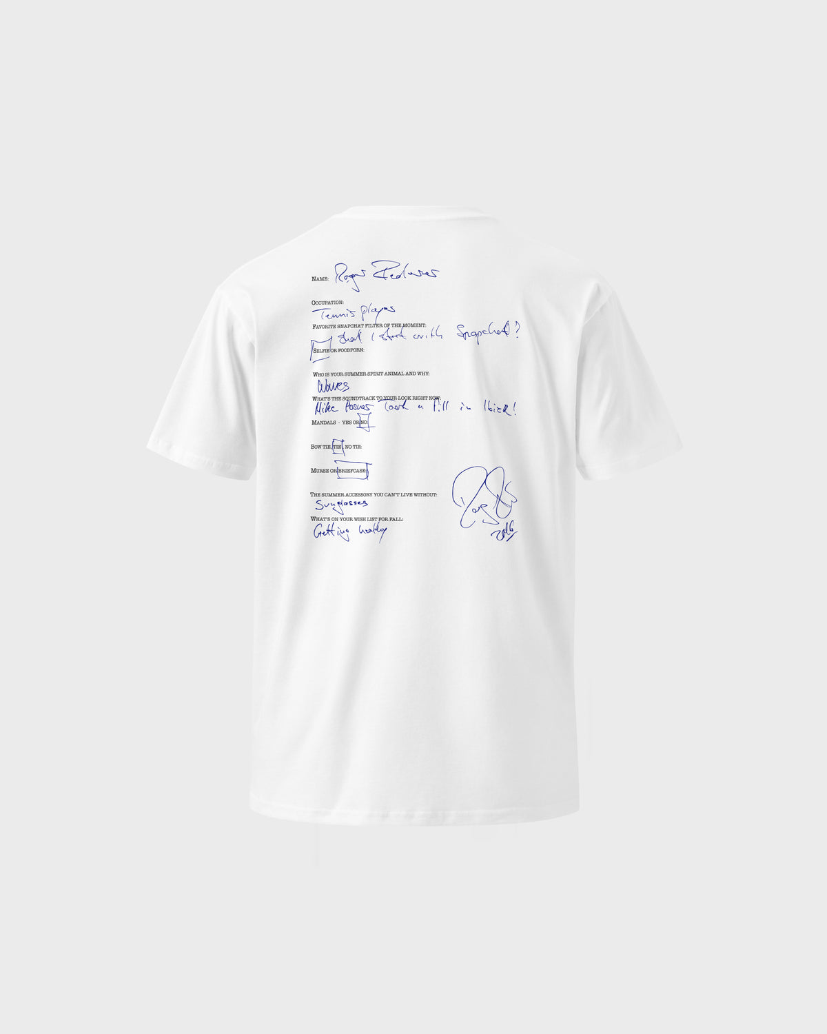Federer Tee - White