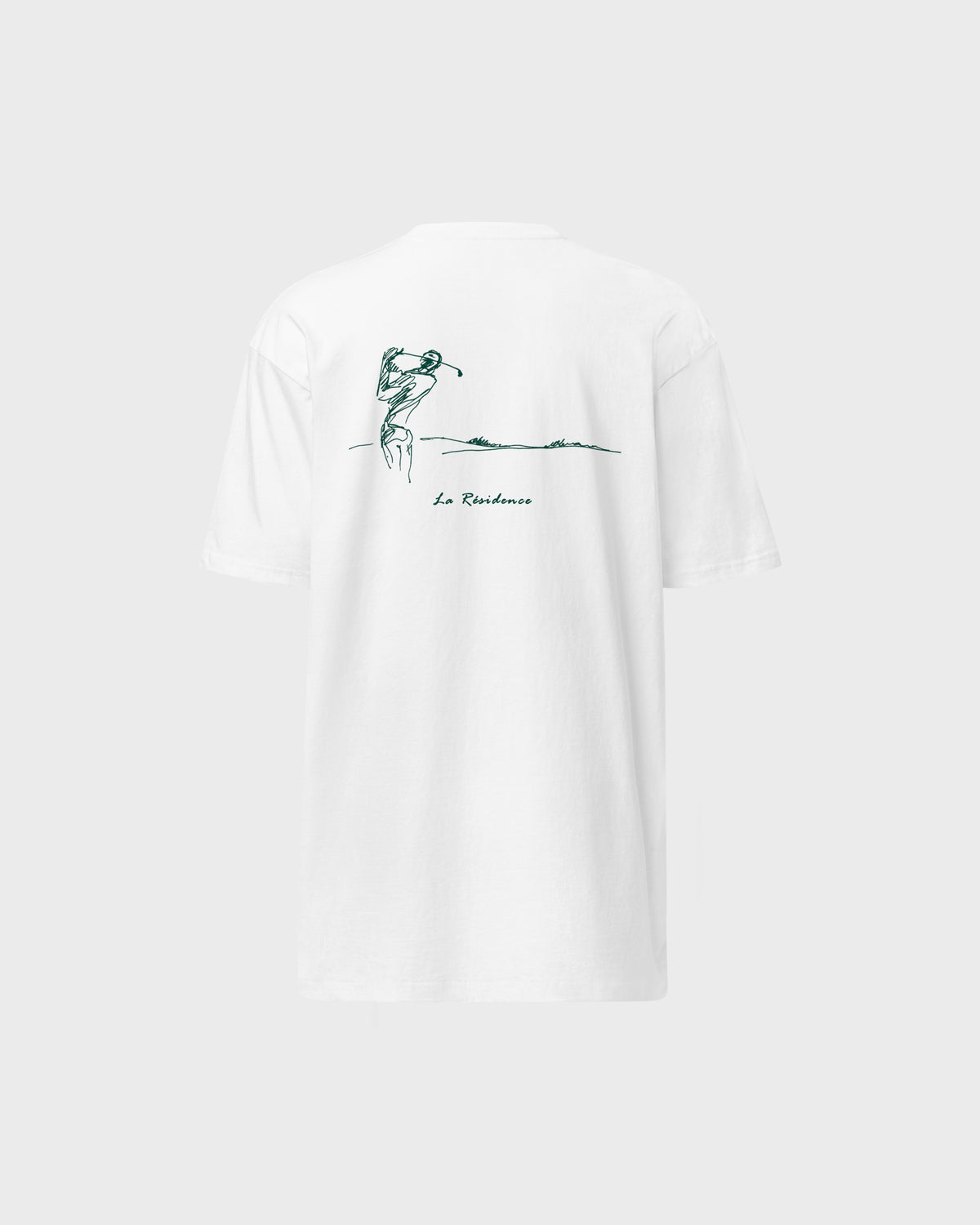 Golf Sketch Tee - White