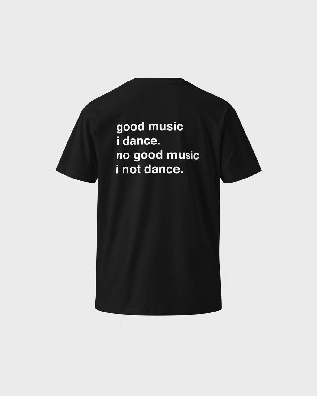Good Music Bad Music Tee - Black