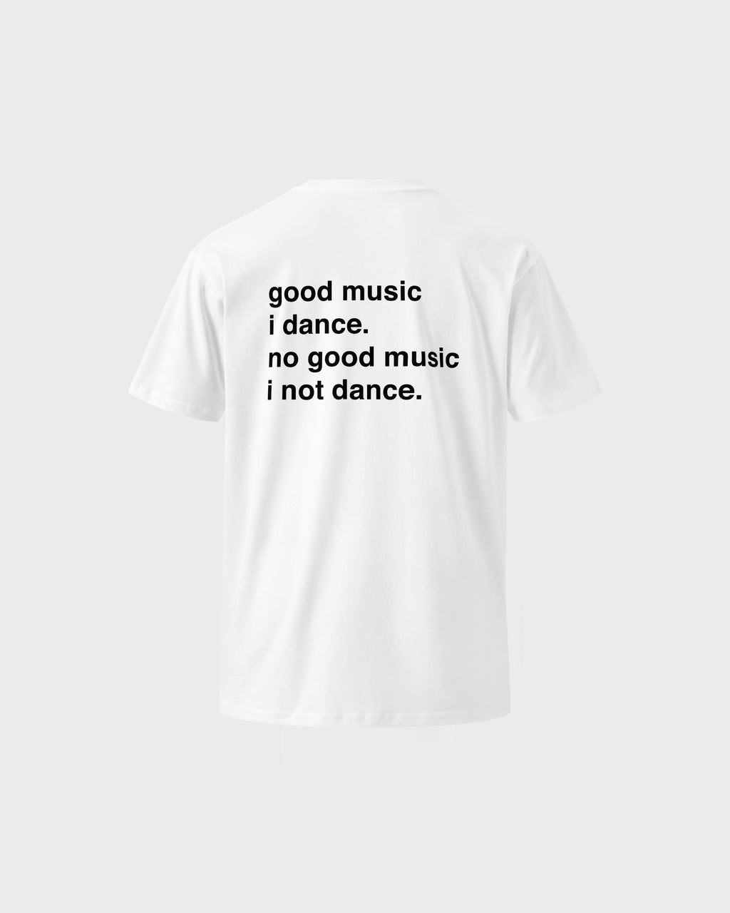 Good Music Bad Music Tee - White