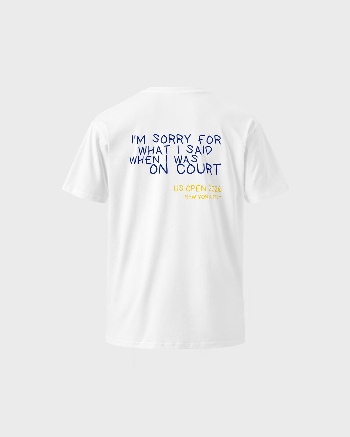 I'm Sorry Tee - White