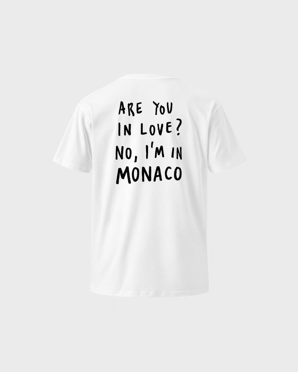 Are You In Love Monaco Tee - White/Black