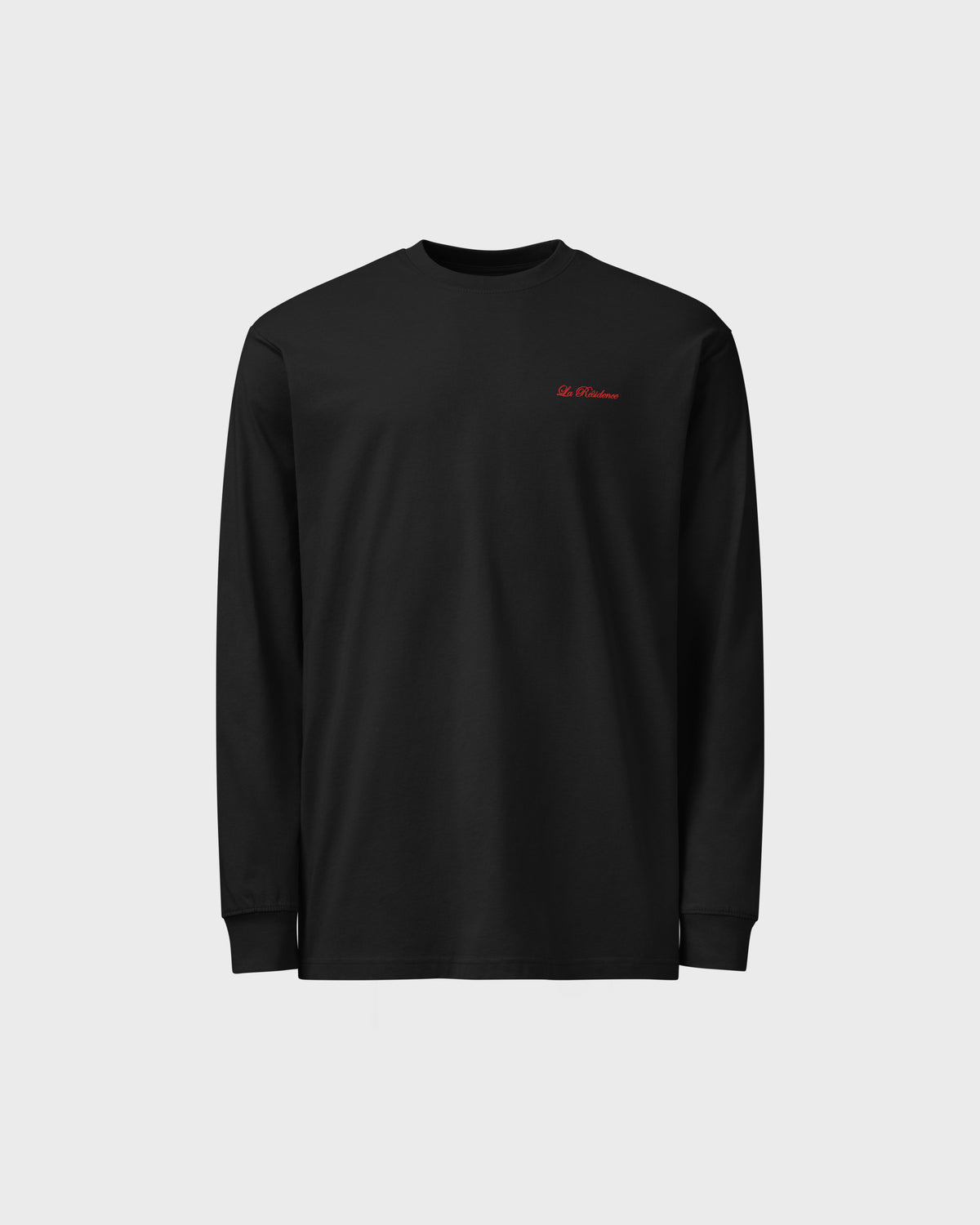 La Residence Long Sleeve Logo Tee - Black
