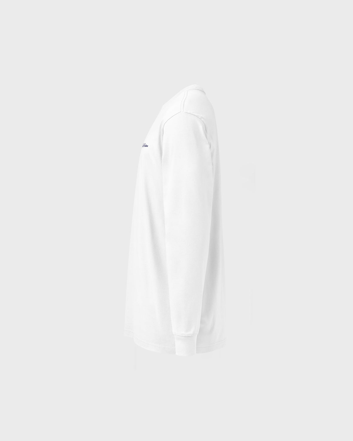 La Residence Long Sleeve Logo Tee - White
