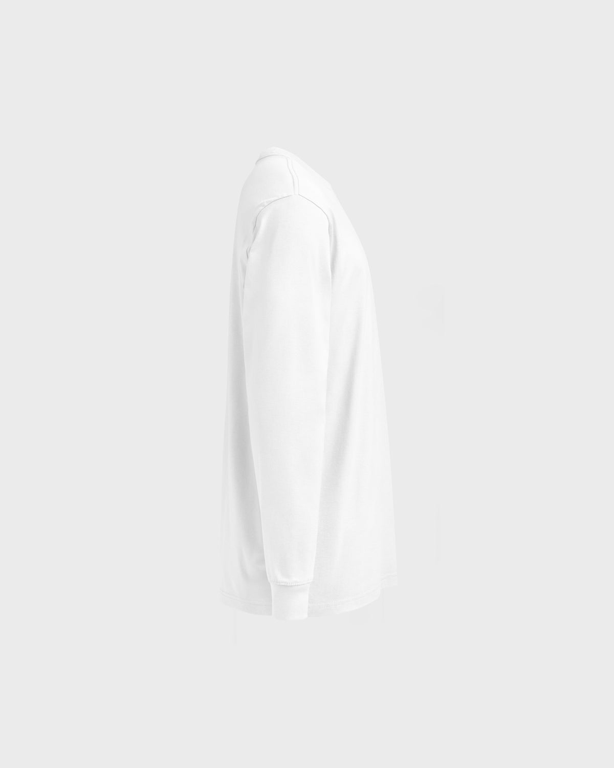 La Residence Long Sleeve Logo Tee - White