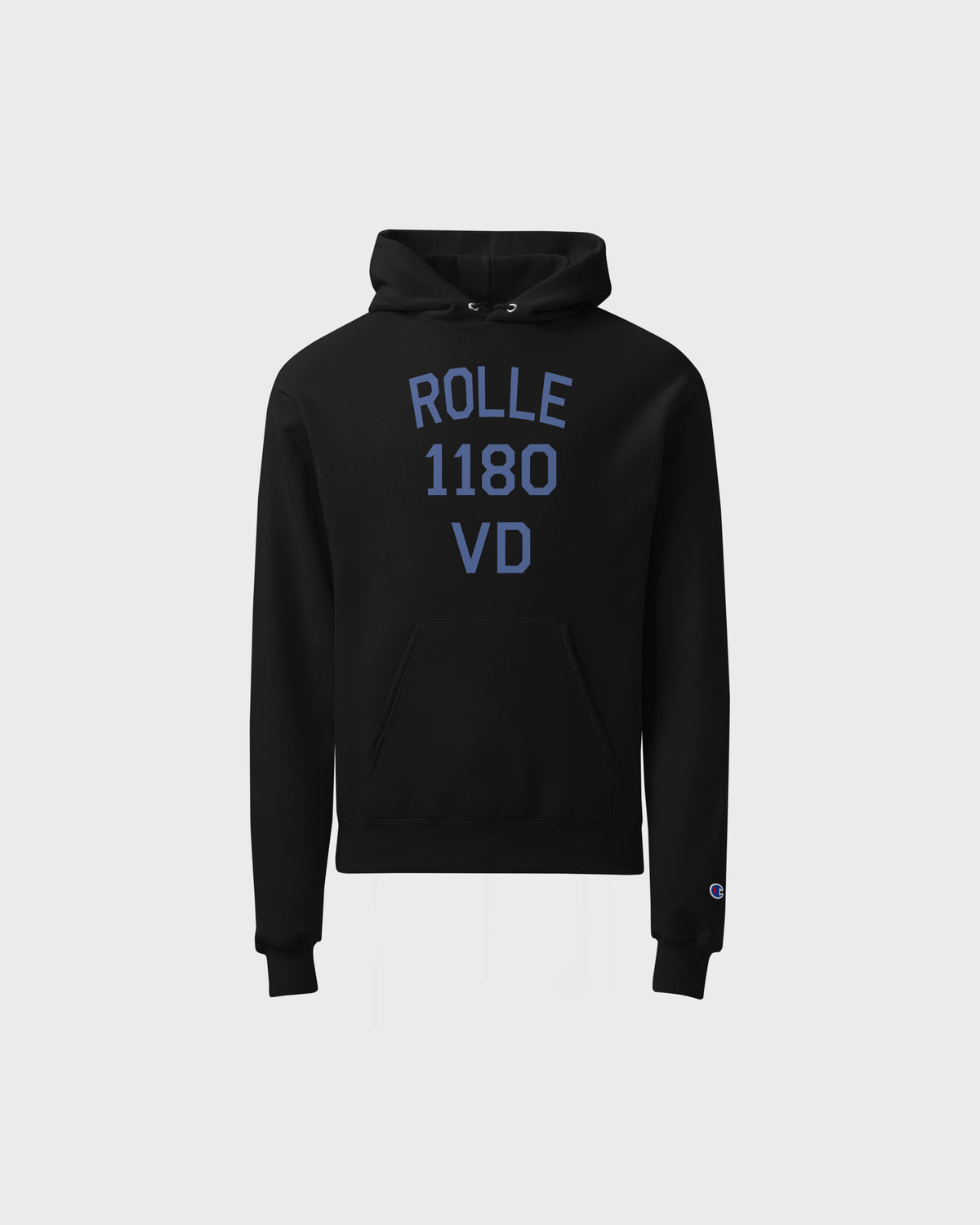 Rolle Hoodie - Black/Blue