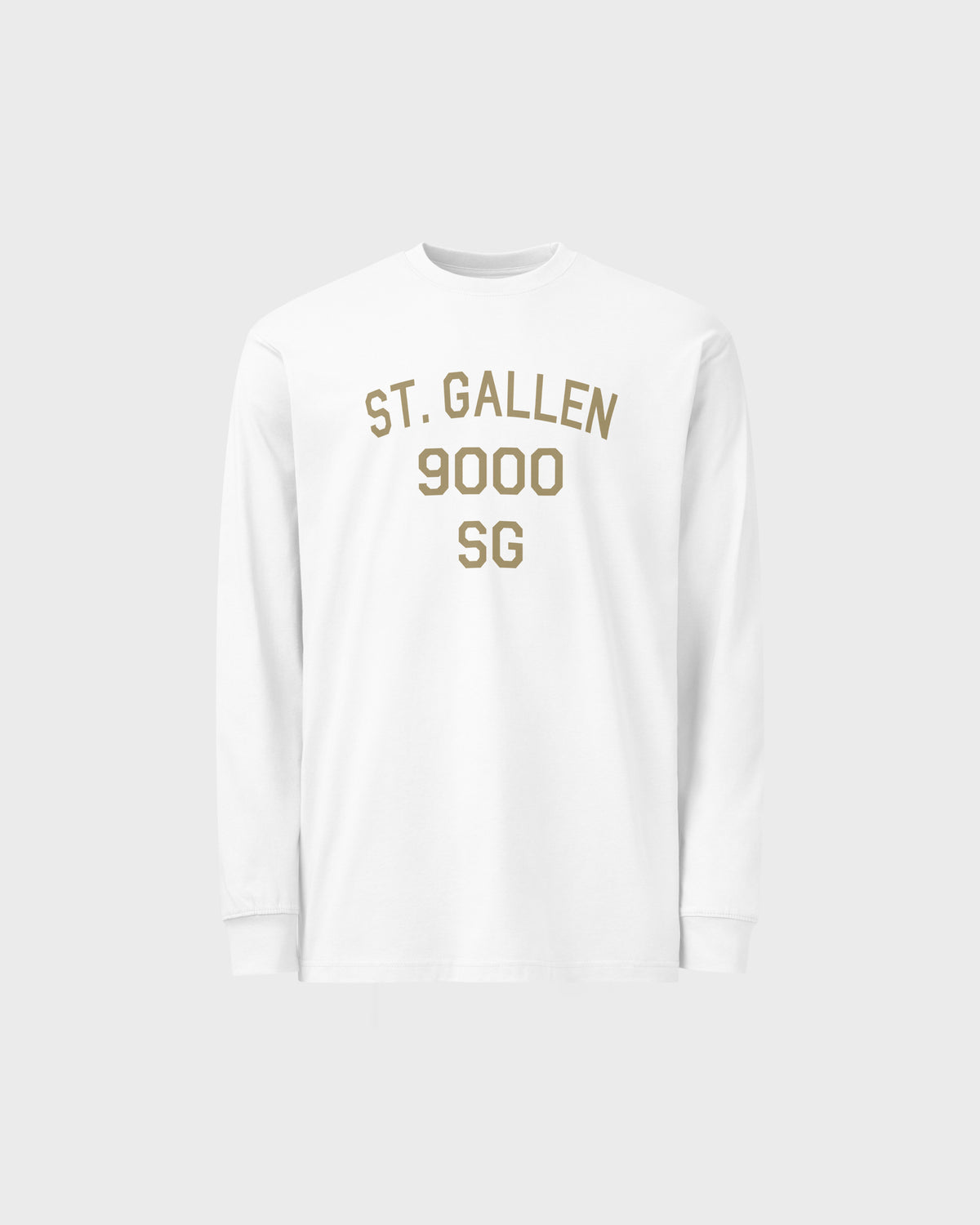 St.Gallen Long Sleeve Tee - White/Gold
