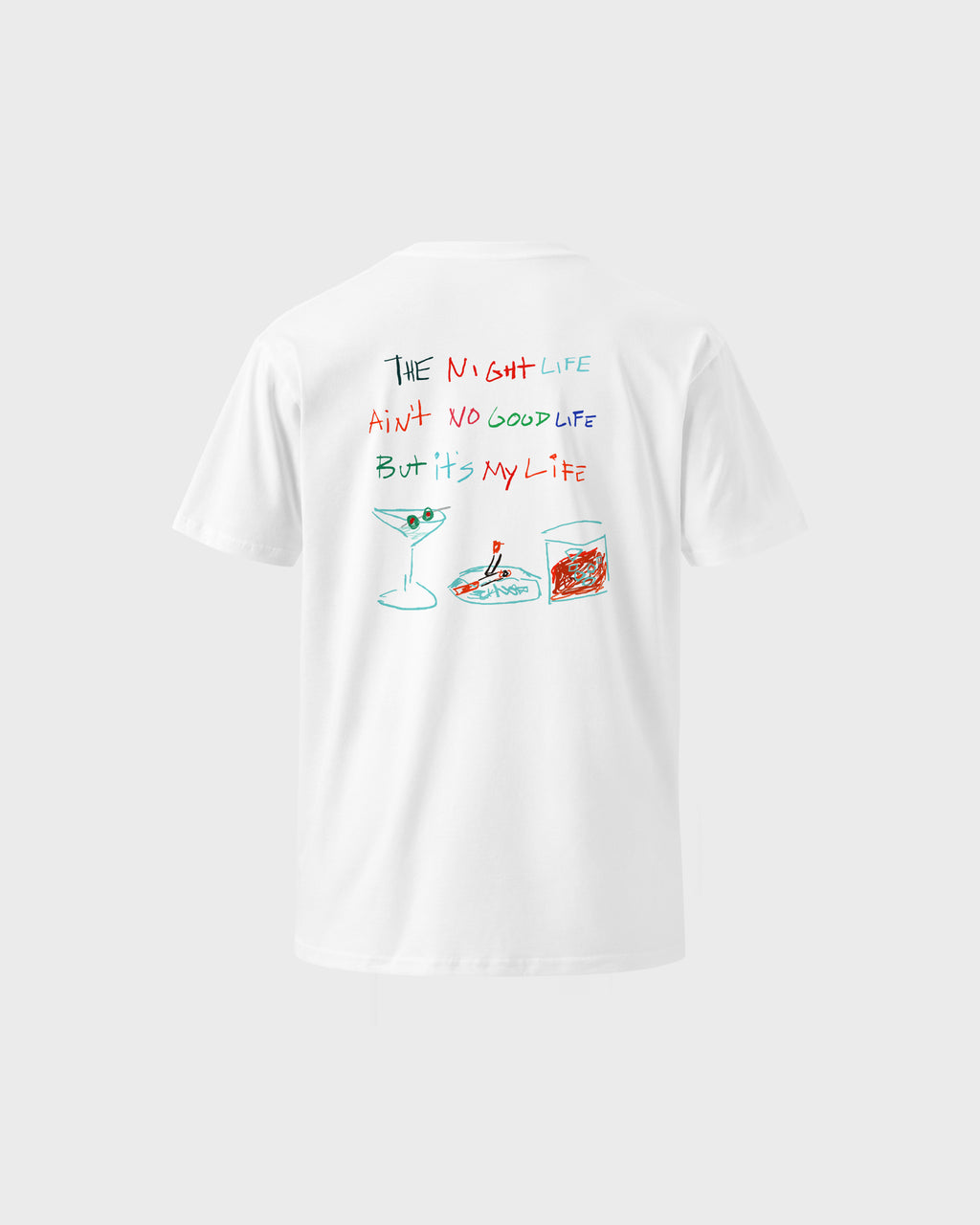 The Night Life Tee - White