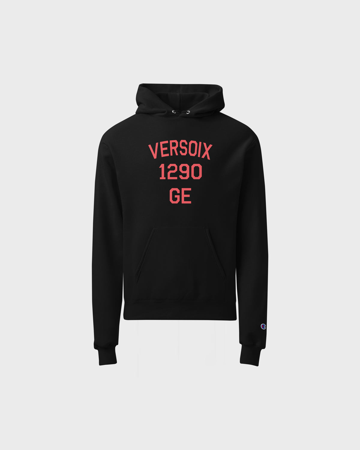 Versoix Hoodie - Black/Red