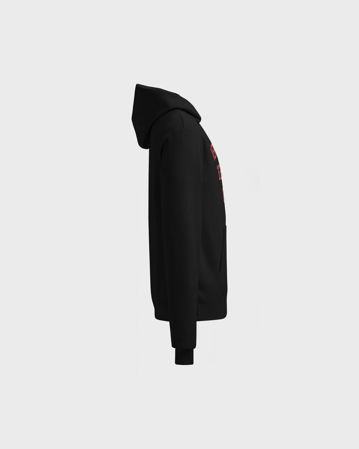 Versoix Hoodie - Black/Red