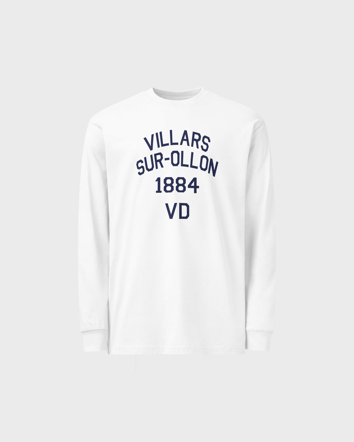Villars Long Sleeve Tee - White/Blue