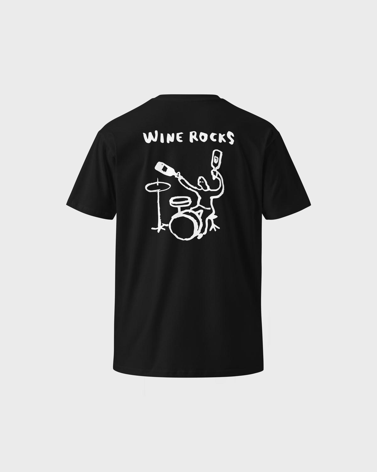 Wine Rocks Tee - Black