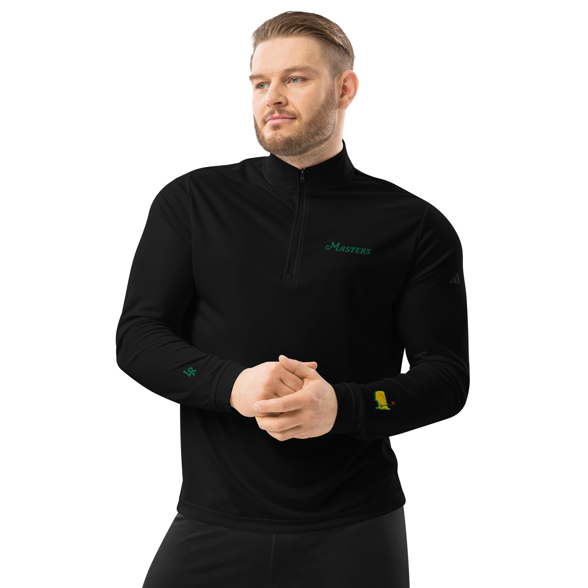 Masters Zip Pullover - Black