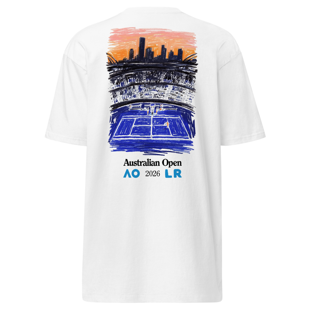 Australian Open Night Court Tee - White