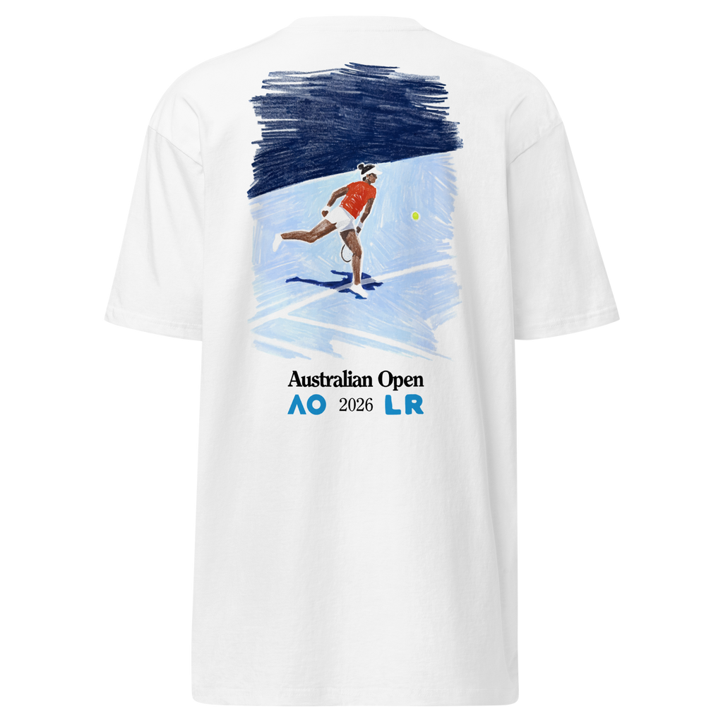Australian Open Serve Tee - White