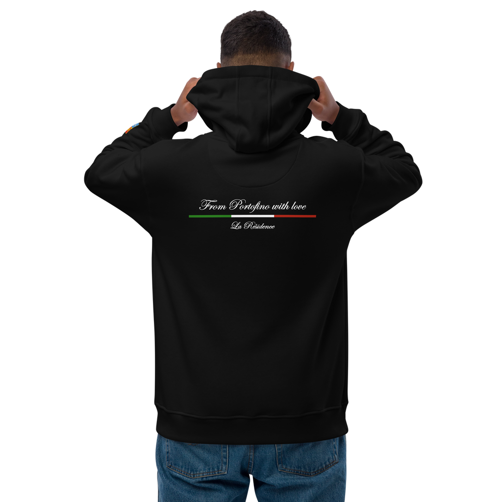 From Portofino With Love Hoodie - Black