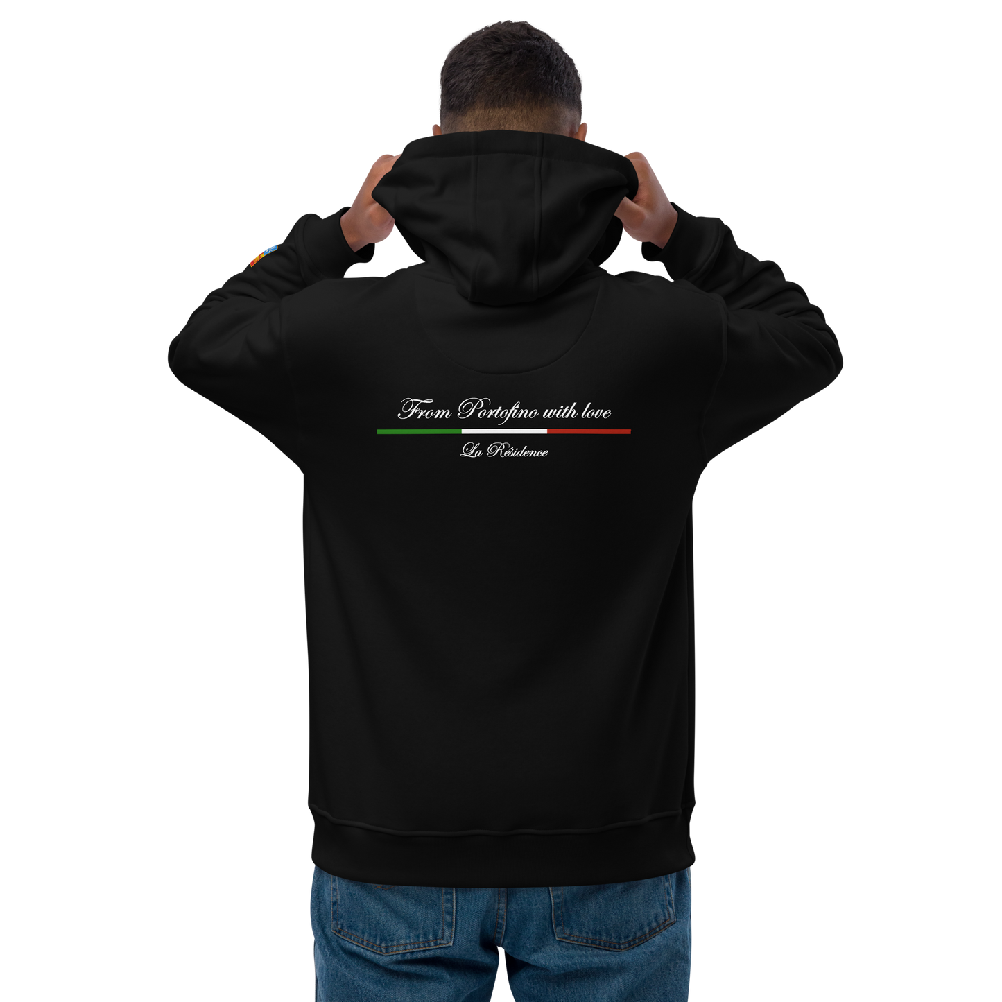 From Portofino With Love Hoodie - Black