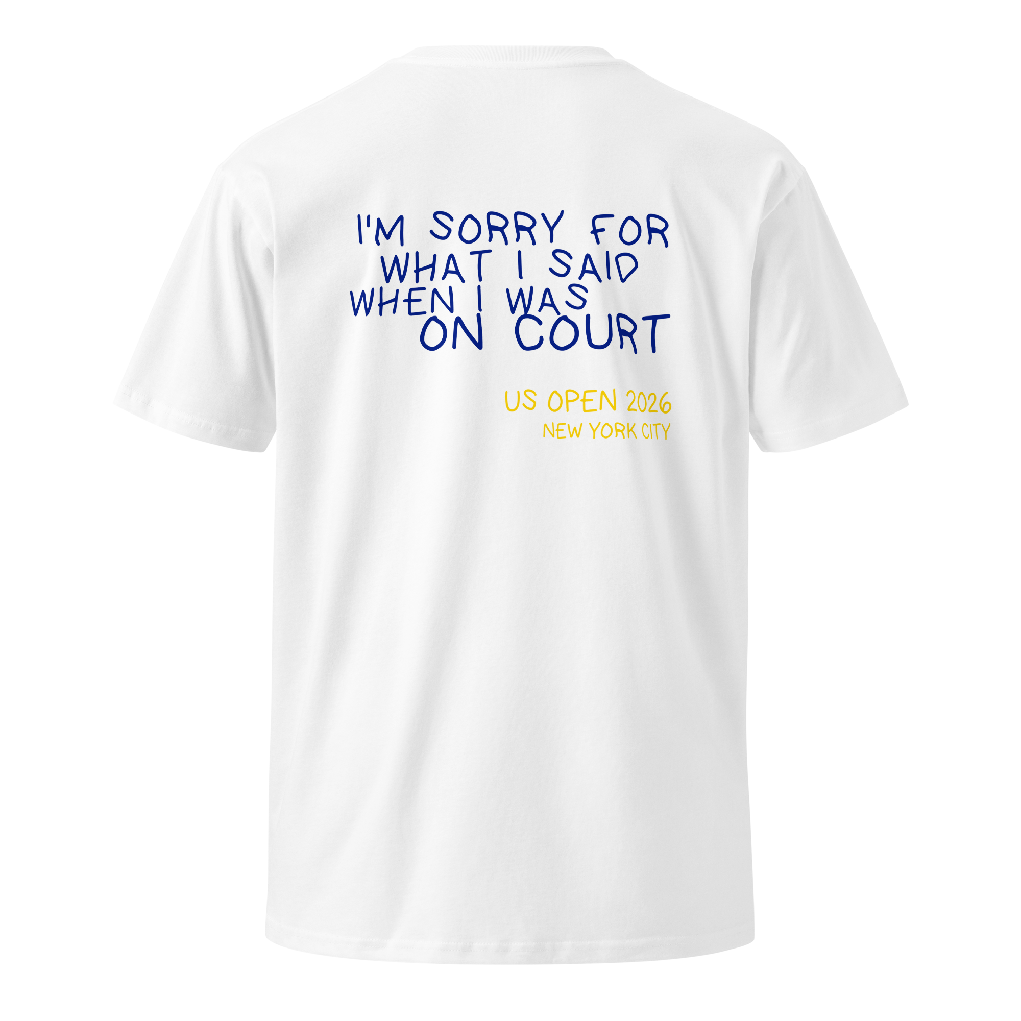 I'm Sorry Tee - White